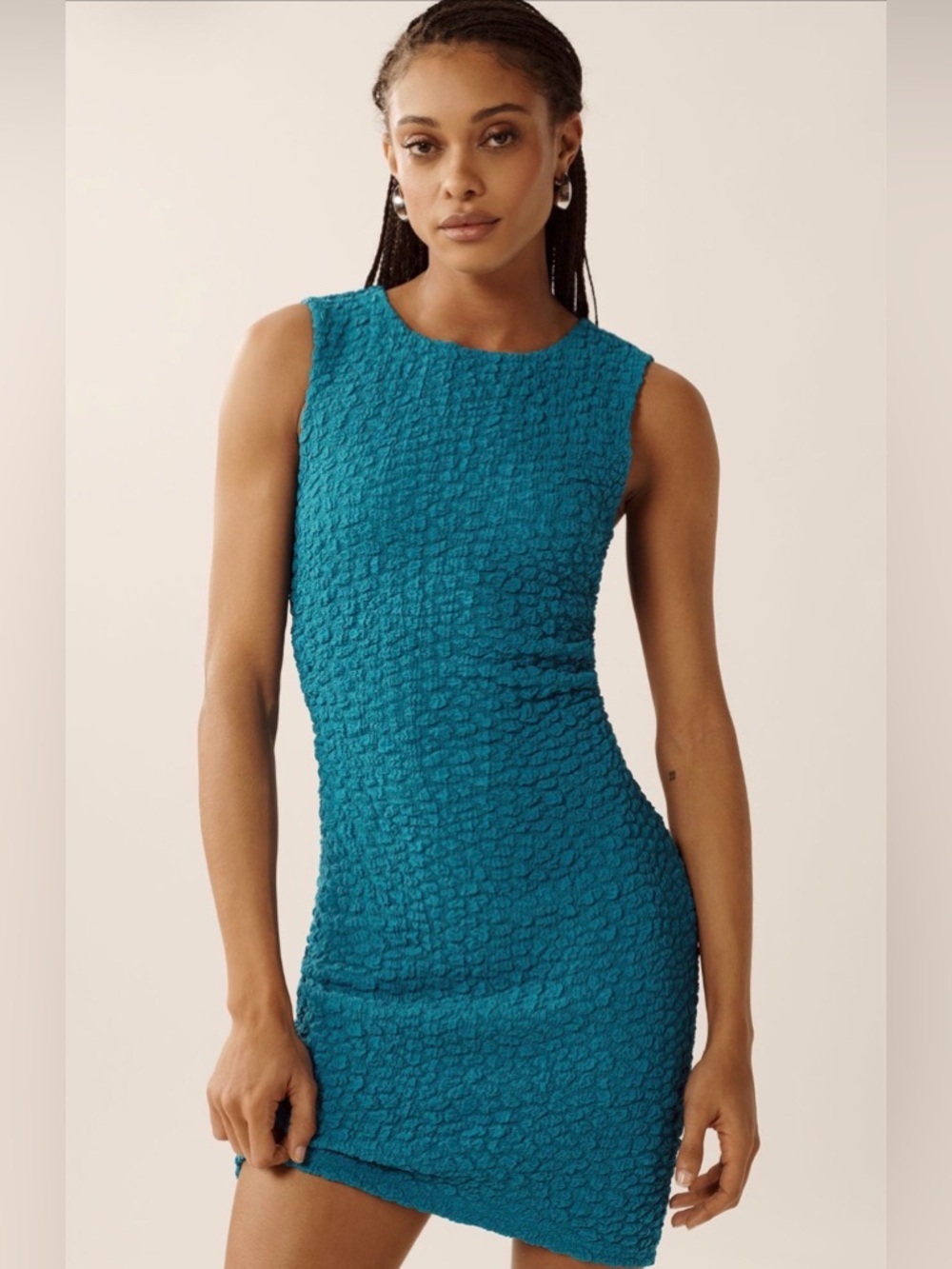 NWT Anthropologie Mini Textured Shift Dress